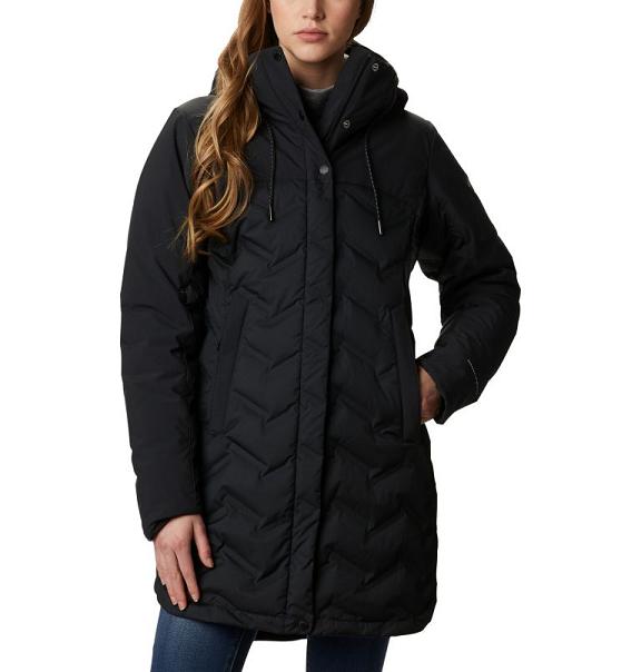 Columbia Mountain Croo Down Jacket Black For Women's NZ32064 New Zealand